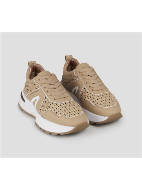 Sneakers Liverpool in pelle con inserto intrecciato Alexander Smith ALEXANDER SMITH | ASBDLPW-2211-CML